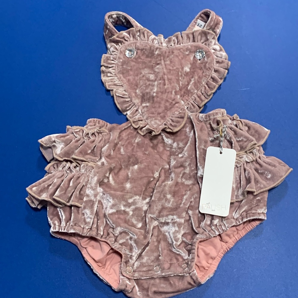 Baby Valore, one piece, heart shaped